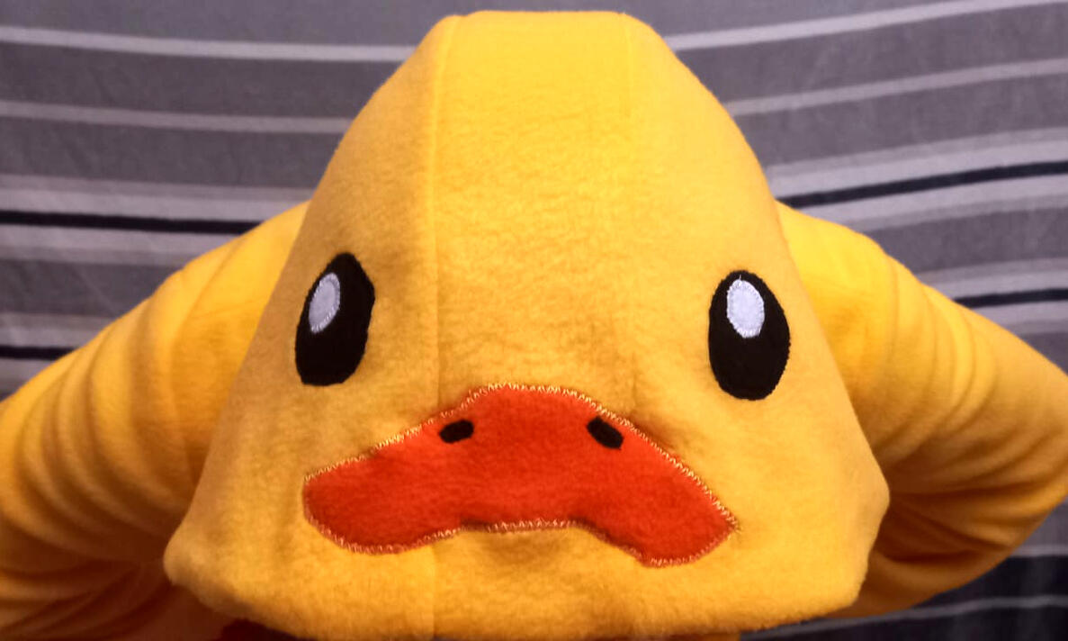 furry onesie kigu duck