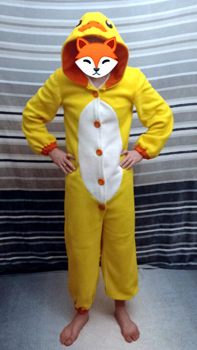 furry onesie kigu duck