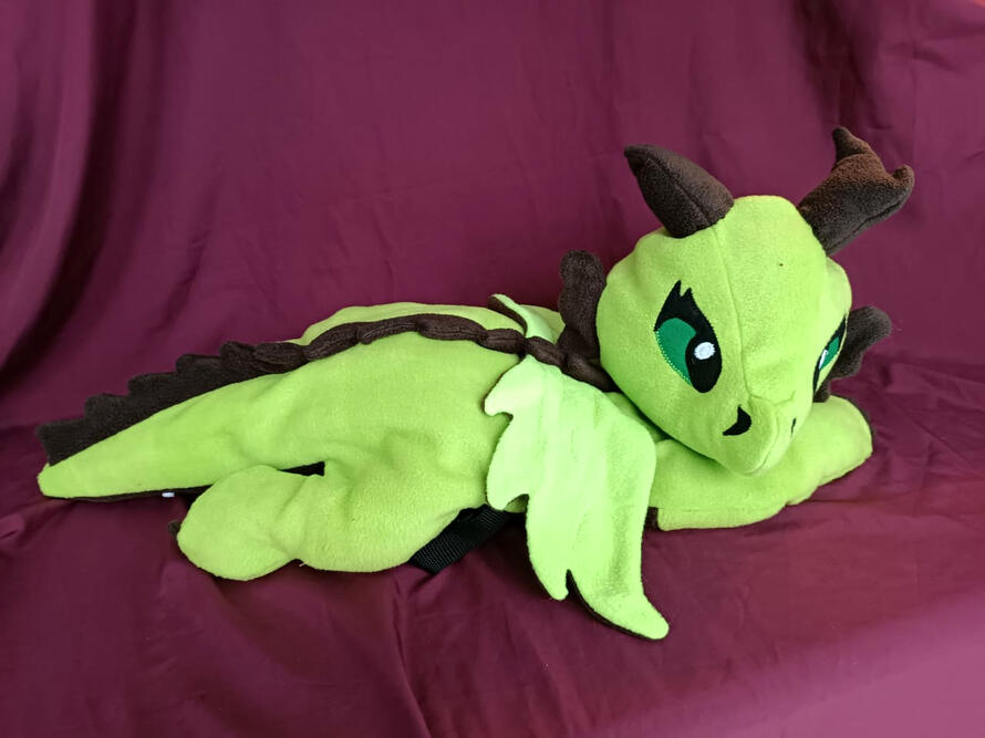 plushies dragon bag backpack